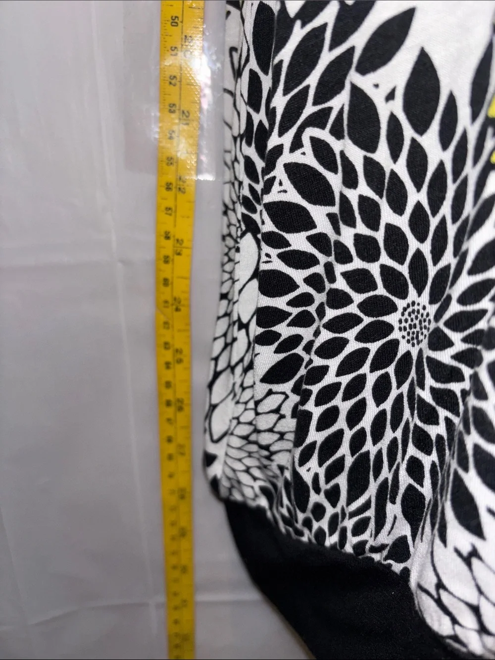 a.n.a Yellow, Black & White Floral A-Line Halter Skirt